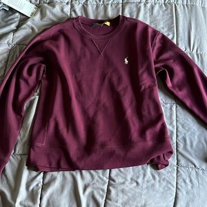 COPY - Polo maroon crew neck